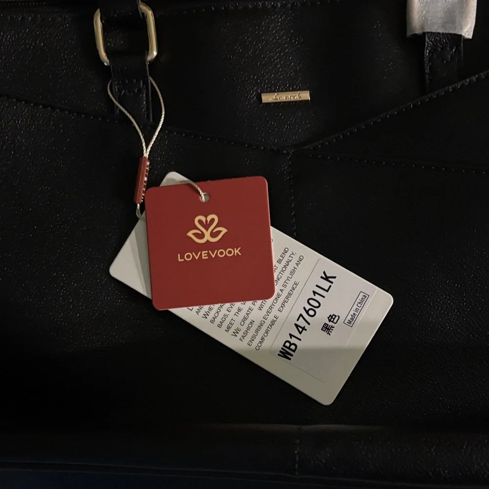 NWT  Black Women's Laptop Bag - Picture 2 of 15